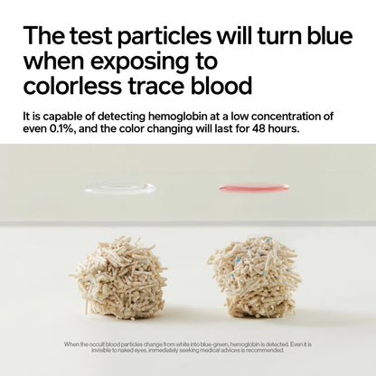Tofu Health Cat Litter with Occult Blood (FOBT) Test Particles