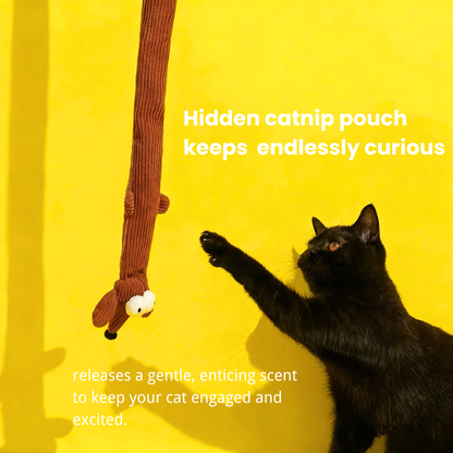 Dachshund Dog Teaser Wand for Cats