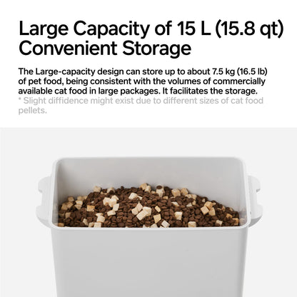 pidan 15L Vacuum Pet Food Storage with Scale
