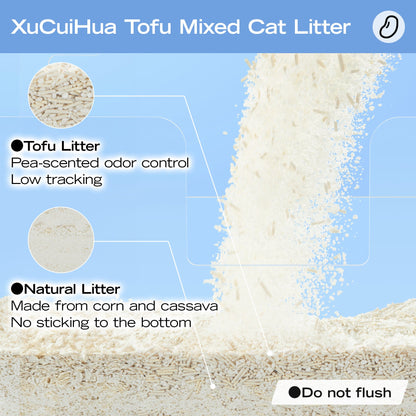 Xu Cuihua Cassava & Tofu Cat Litter (Unscented)