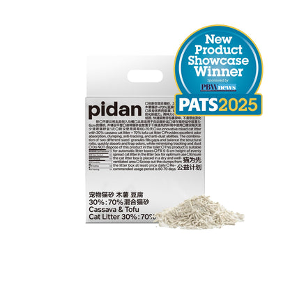 Pidan Cassava & Tofu Clumping Cat Litter